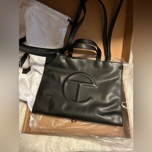 TELFAR NWT Medium Shopping Bag — Black
